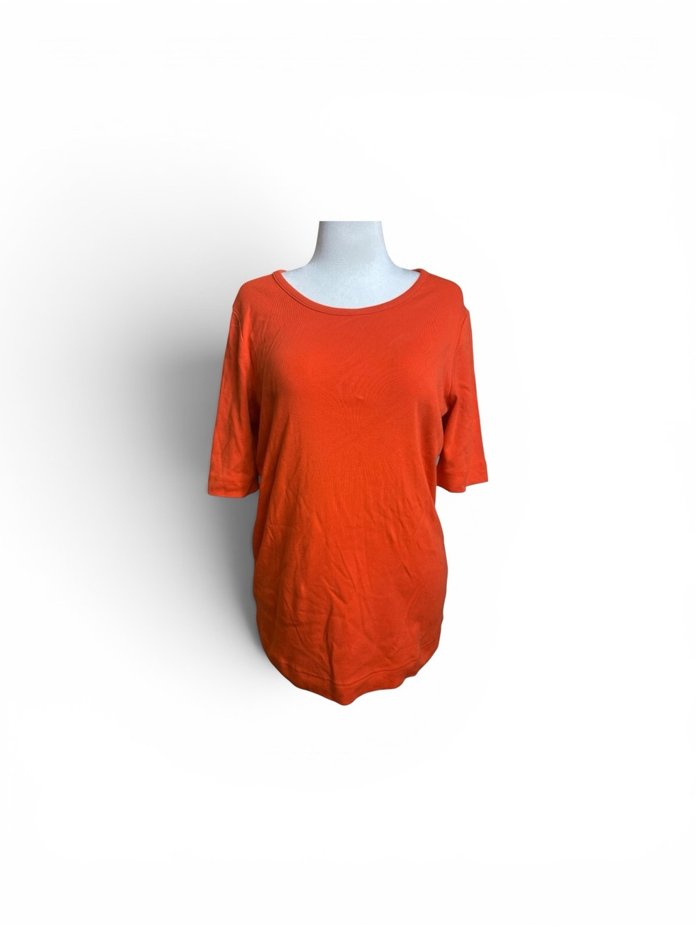 Duluth Trading Co Orange Scoop Neck  Longtail Tee size XL